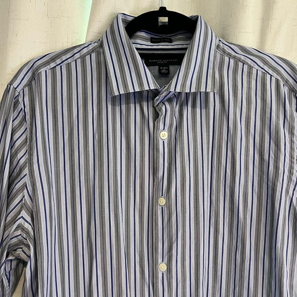 Banana Republic Slim Fit Button Down Shirt Size Large - Picture 6 of 6